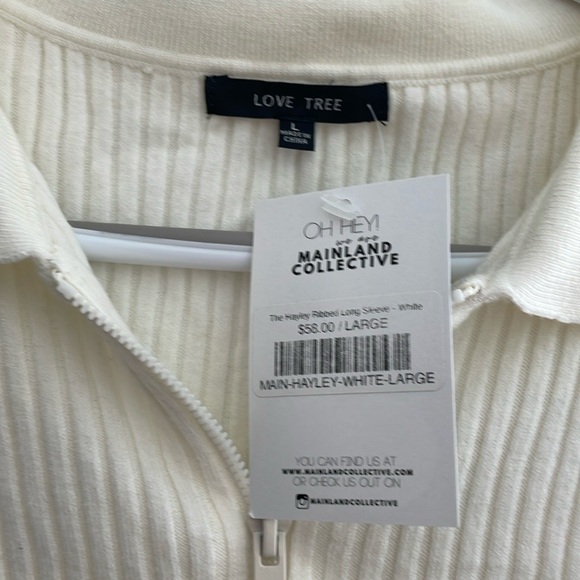 Love Tree Zipper Cardigan - Picture 3 of 6